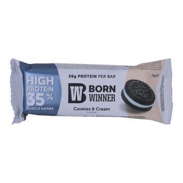 Born Winner Cookies & Cream Protein Bar 75g 