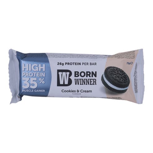 Born Winner Cookies & Cream Protein Bar 75g 