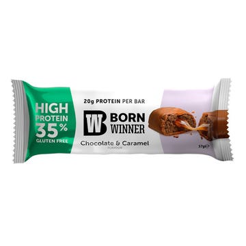 Born Winner Chocolate & Caramel Protein Bar 57g 