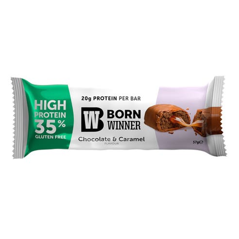 Born Winner Chocolate & Caramel Protein Bar 57g 