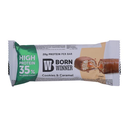 Born Winner Cookies & Caramel Protein Bar 57g 