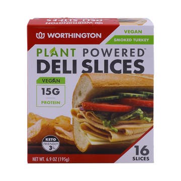 Worthington Plant Based  Smoked Turkey Slice 195g