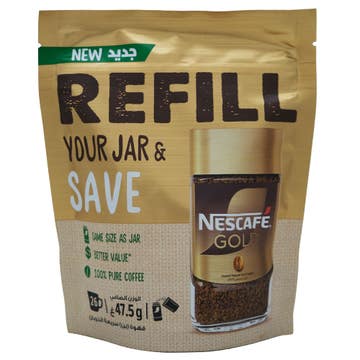 Nestle Nescafe Gold Pouch Refill 47.5g 