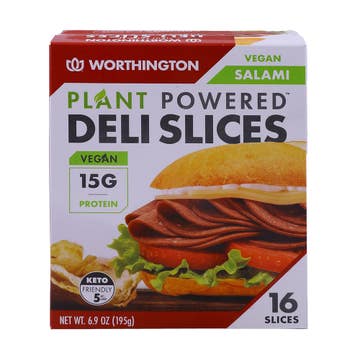 Worthington Plant Based Salami Deli Slices 195g