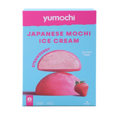 Yumochi Strawberry Mochi Ice Cream 192g 6s 