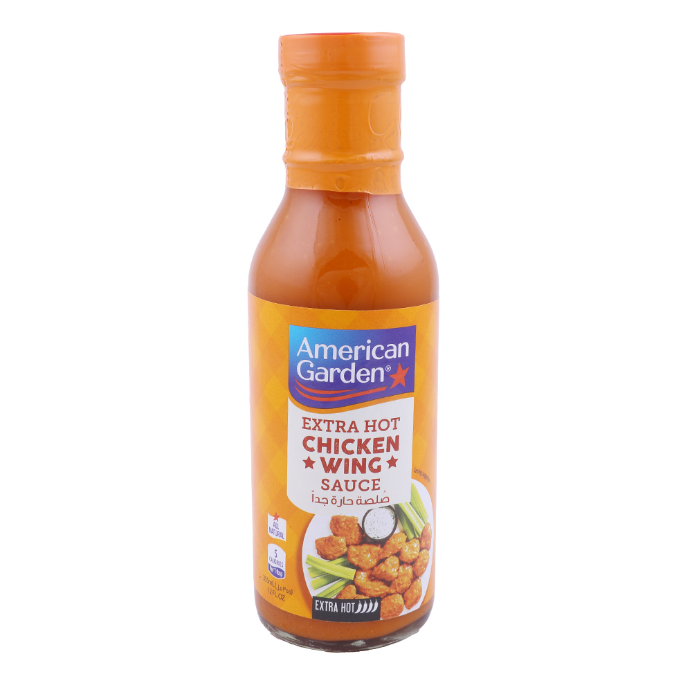 American Garden Chicken Wing Extra Hot Sauce 355ml