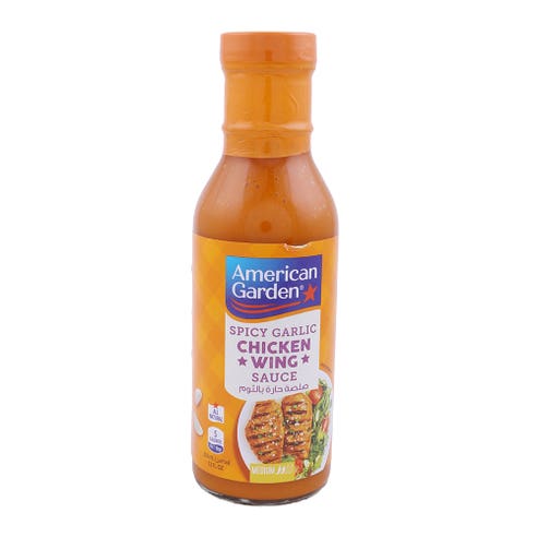 American Garden Chicken Wing Spicy Garlic Sauce 355ml 