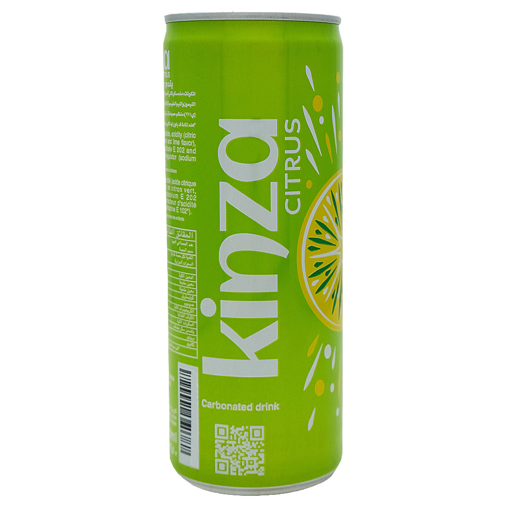 Kinza Citrus Carbonated Drink 250ml