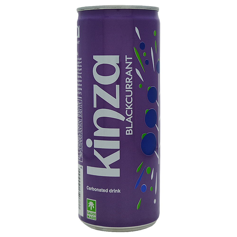 Kinza Blackcurrant Carbonated Drink 250ml