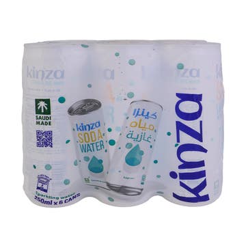 Kinza Soda Water 6x250ml [Special Offer]