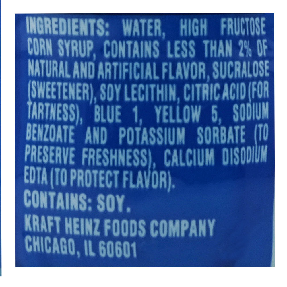 Kool Aid Bursts Blue Berry Soft Drink 200ml back image
