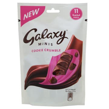 Galaxy Minis Cookie Crumble 137.5g 
