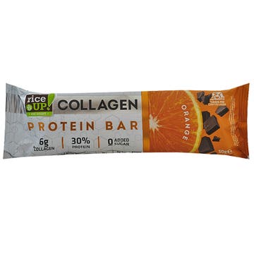 Rice Up Orange Collagen Protein Bar 50g
