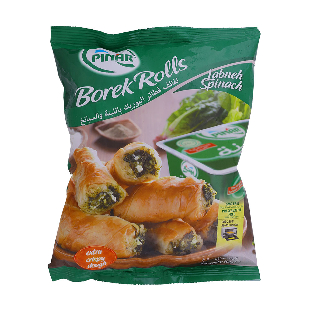 Pinar Borek Rolls with Labneh Spinach 500g