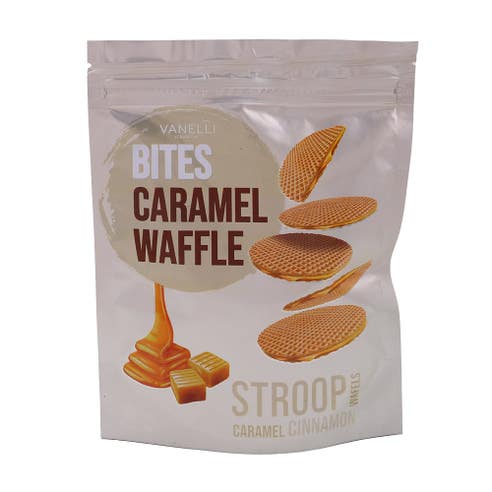 Vanelli Caramel Waffle Bites 120g 