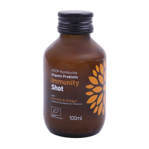 Vigo Kombucha Organic Immunity Shot with Acerola & Ginger 100ml 