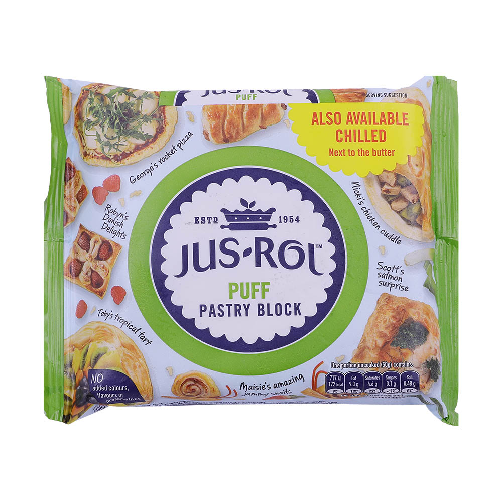 Jus-Rol Puff Pastry Block 500g