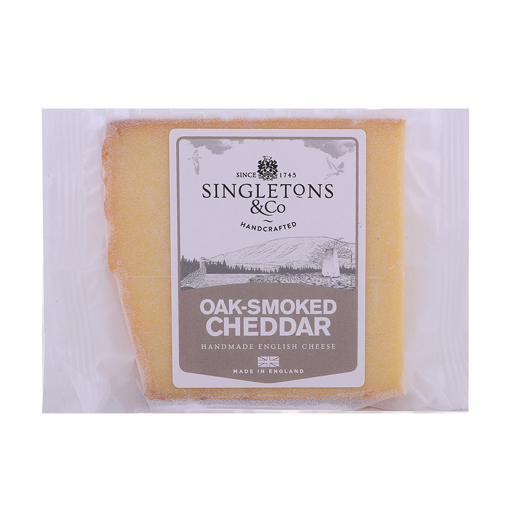 Singleton's & Co Oak Smoked Cheddar Cheese 200g