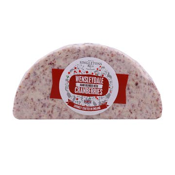 Singleton's & Co Wensleydale with Cranberry Cheese [Per Kg] 