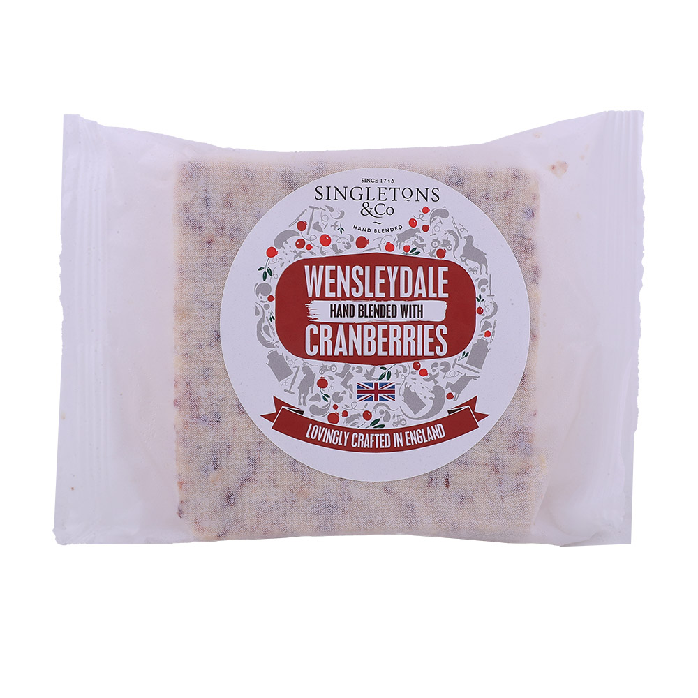 Singleton's & Co Wensleydale with Cranberry Cheese 200g