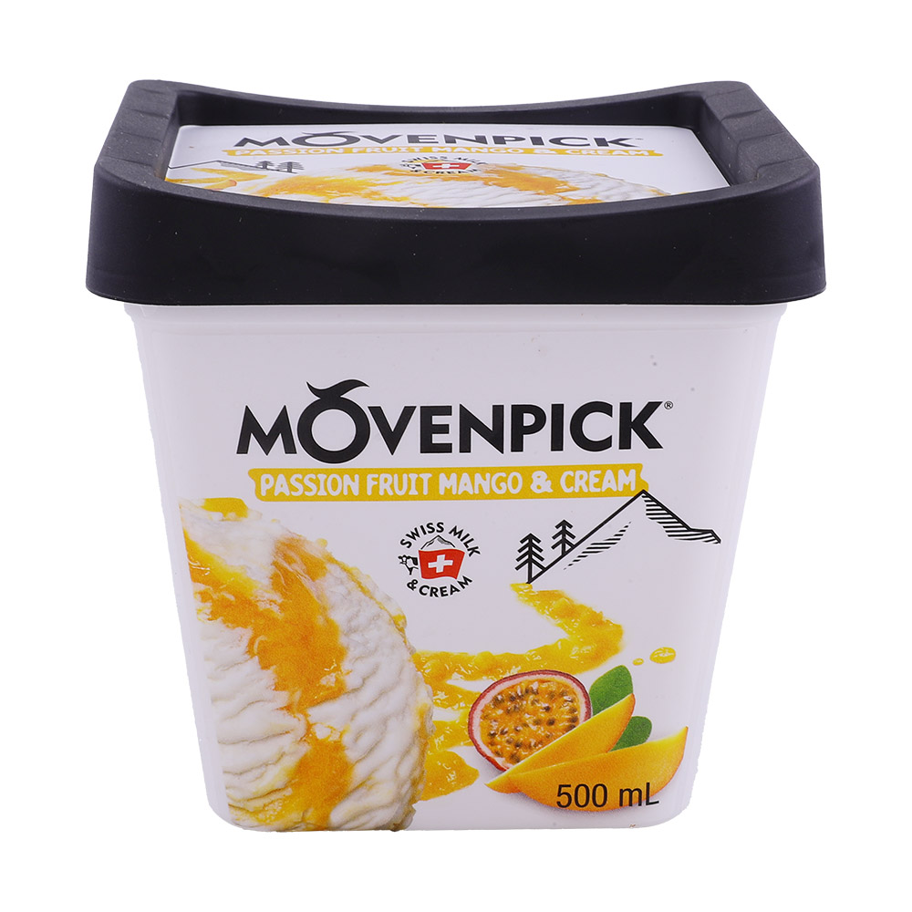 Movenpick Passionfruit Mango & Cream Ice Cream 500ml