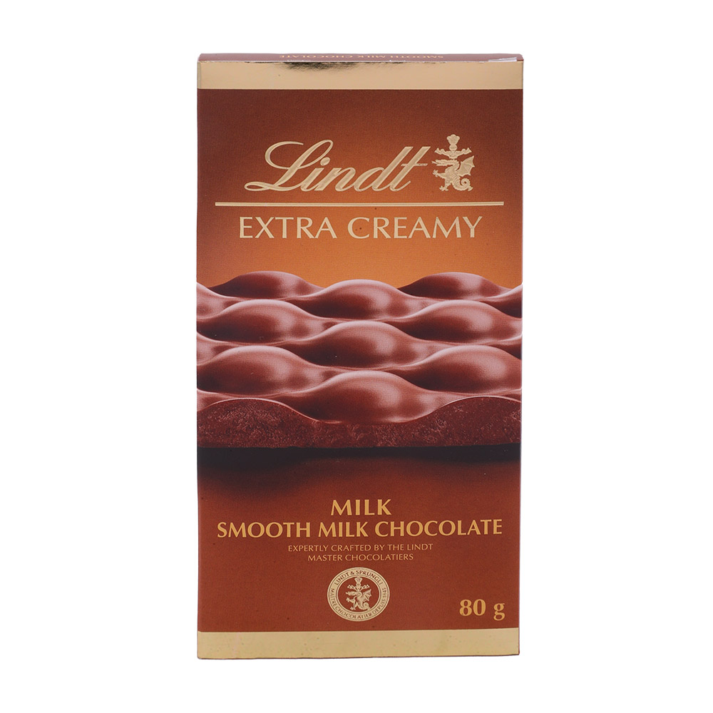 Lindt Extra Creamy Milk Chocolate 80g