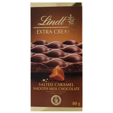 Lindt Extra Creamy Salted Caramel Milk Chocolate 80g [Special Offer]