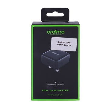 Oraimo 20w GaN Adapter Black