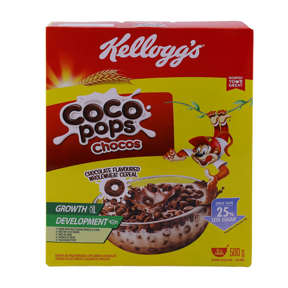 Kellogg's Coco Pops Chocos Cereal 500g
