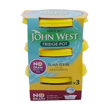 John West Tuna Steak With Sunflower Oil 180g