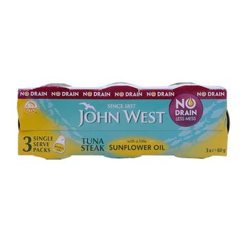 John West Tuna Steak In Oil 240g