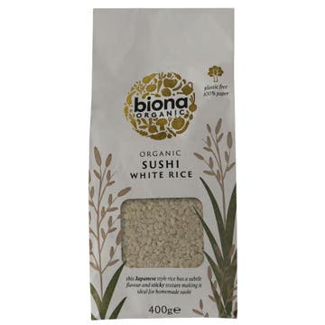 Biona Organic Sushi White Rice 400g
