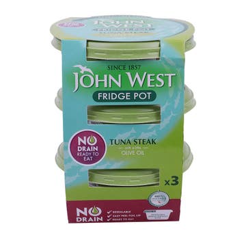 John West Fridge Pot Tuna Steak With Olive Oil 330g