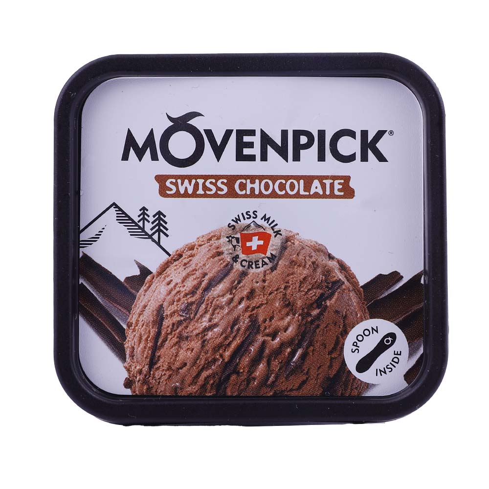 Movenpick Swiss Chocolate Ice Cream 100ml back image