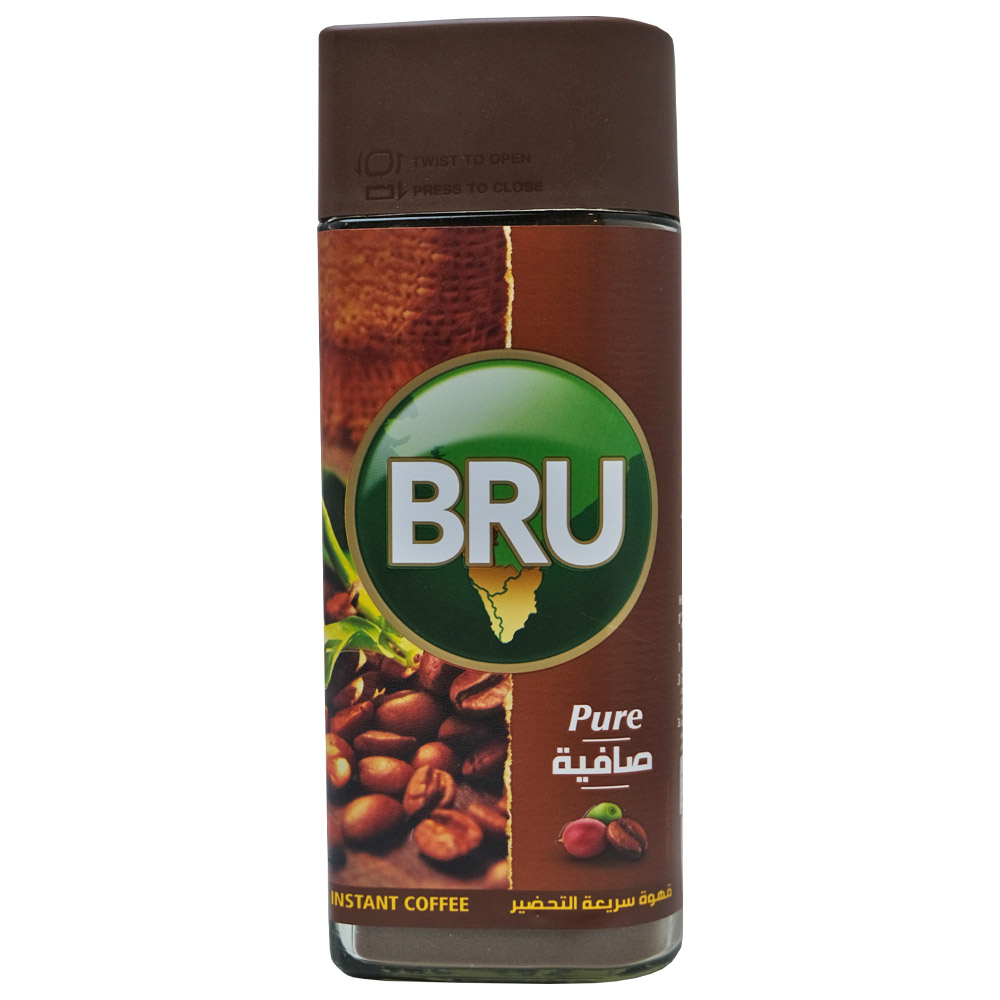 Bru Pure Instant Coffee Jar 200g