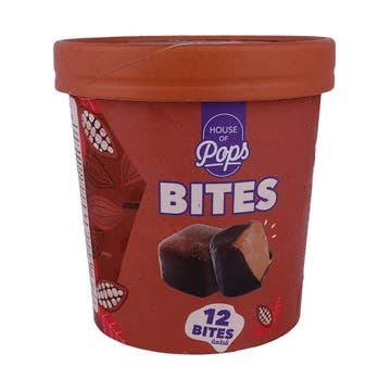 House Of Pops Chocolate Ice Cream Bites 138ml