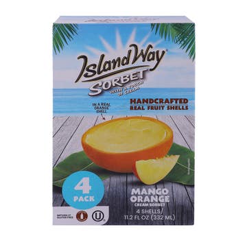 Island Way Mango Orange Cream Sorbet 332ml