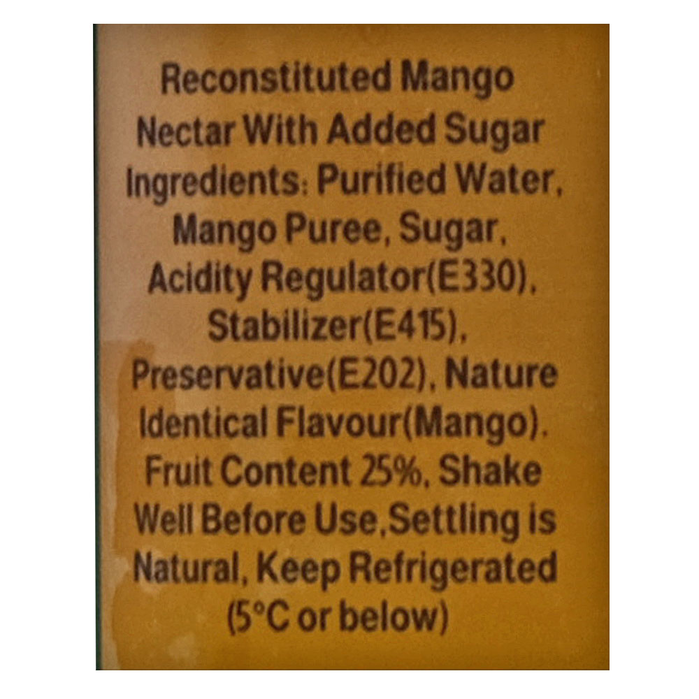 Almarai Mango Juice 300ml right side image