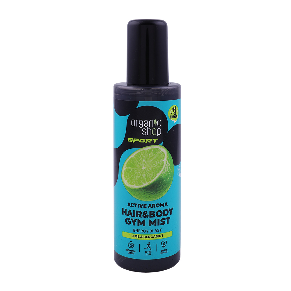 Organic Shop Sport Active Aroma Hair & Body Gym Mist 200ml