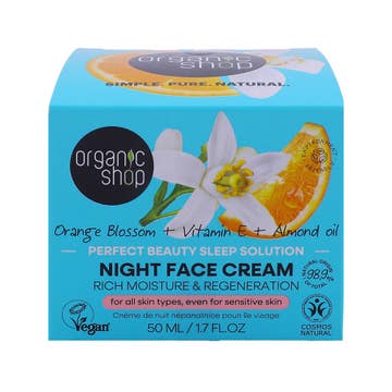 Organic Shop Perfect Beauty Sleep Night Face Cream 50ml
