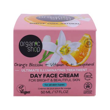 Organic Shop Illuminating Treatment Day Face Cream 50ml
