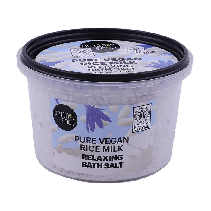 Bath Salt Rice Alosraonline | Organic Shop Pure Vegan Rice Milk Relaxing Bath Salt 300g