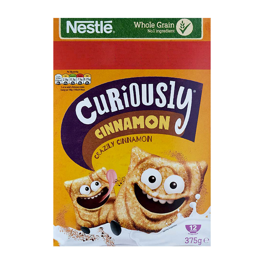 Nestle Curiously Cinnamon Cereal 375g