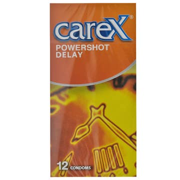 Carex Powershot Delay Condoms 12's