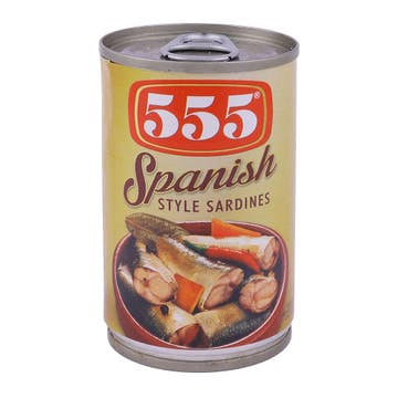 555 Spanish Style Sardines 155g