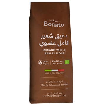 Bonato Organic Whole Barley Flour 1Kg