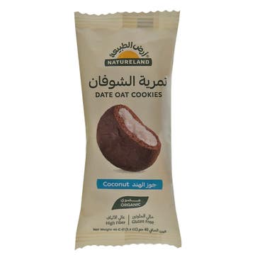 Natureland Organic Coconut Date Oat Cookies 40g