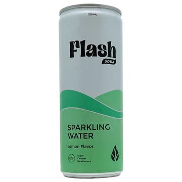 Flash Soda Lemon Flavor Sparkling Water 250ml