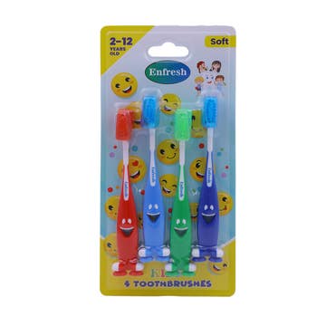 Enfresh Kid's Special Soft Toothbrush 4s With Cap