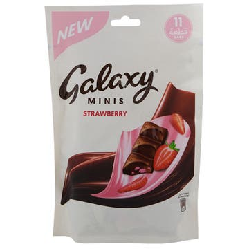 Galaxy Minis Strawberry Milk Chocolate 137.5g